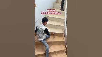 Thi công mặt bậc cầu thang nhựa giả gỗ siêu nhanh