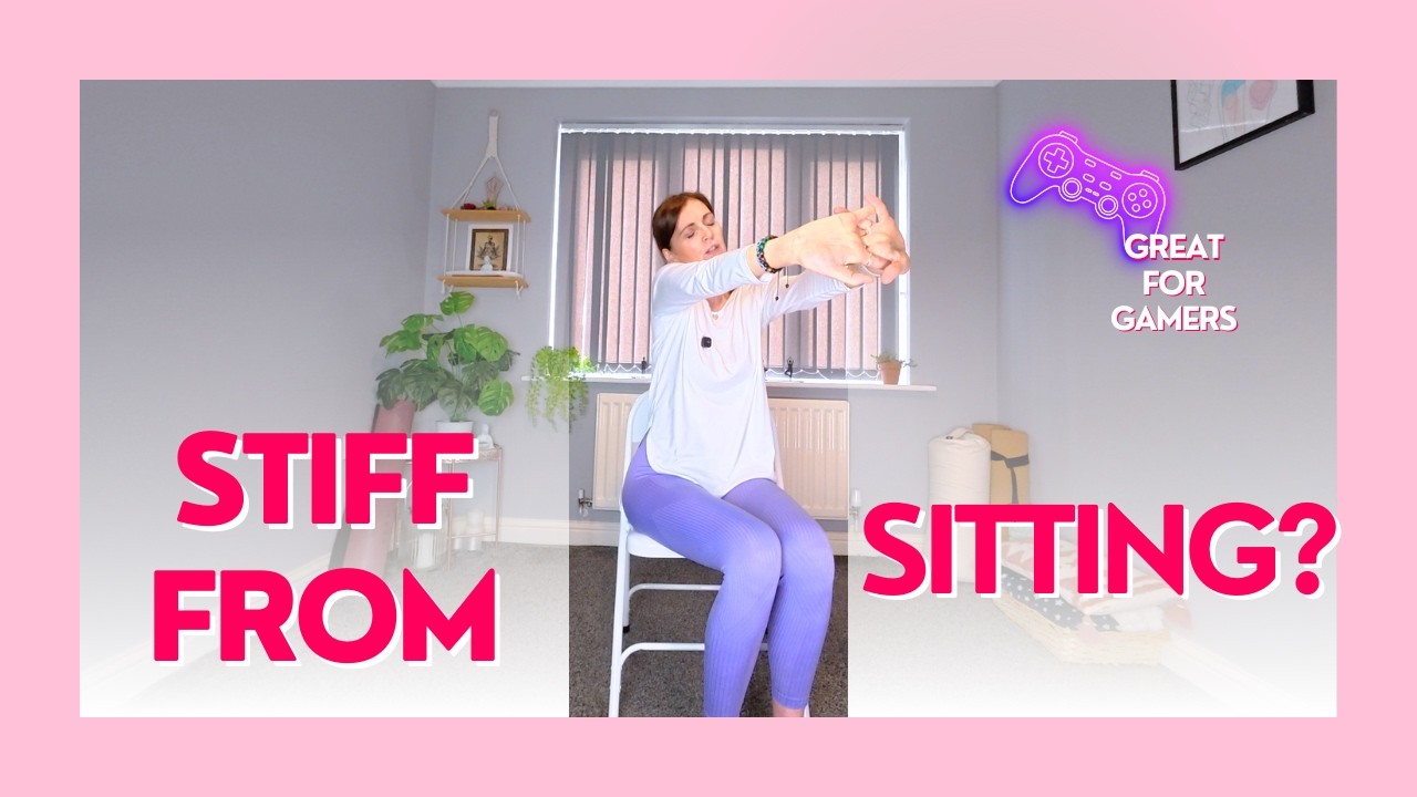 Chair Yoga for Gamers with Joint Pain | Gentle Stretches for Long Sitting
