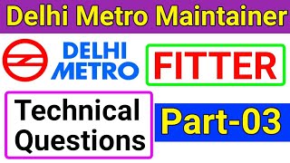 DMRC fitter maintainer most important technical questions class-03 by fitter techno