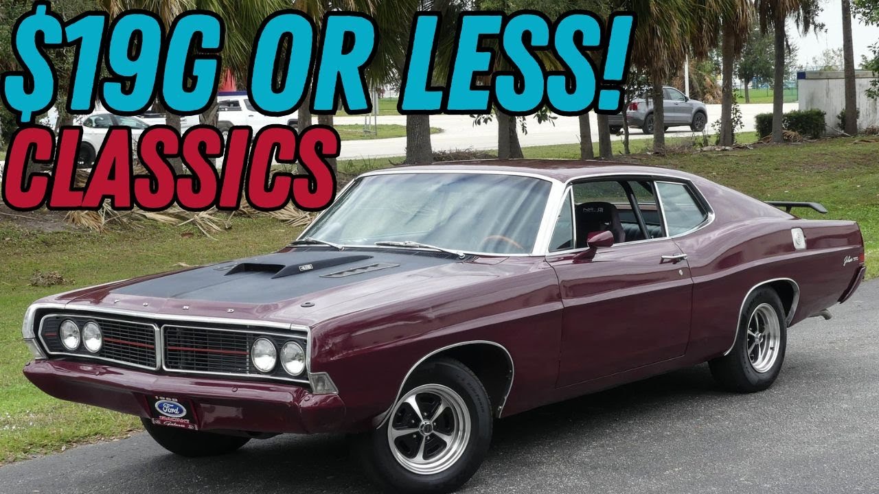 Classic Cars for Sale! The Affordable Classic Car Prices are 19,900 or