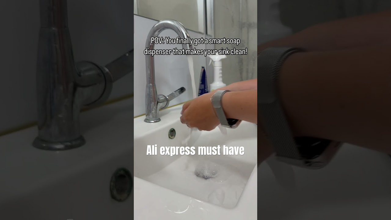 AliExpress Foaming Soap Dispenser – Smart, USB-Charged & Touchless for Every Sink