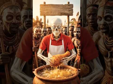 Que pasaría Si vendiera Pollo en la antigua Africa ❔🍗 #humor #viral #ias #shortsviral #random