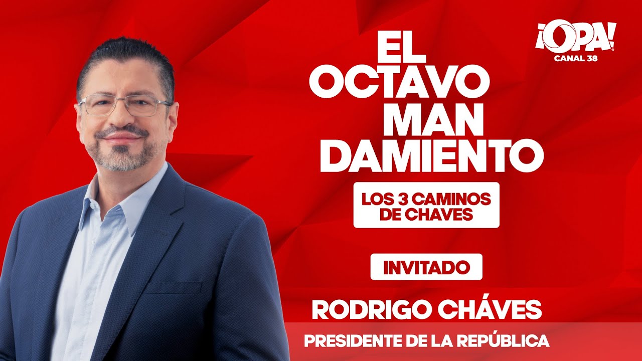 🛑Hoy conversamos con el Presidente de la República, Rodrigo Chaves, acerca de los 3 caminos.