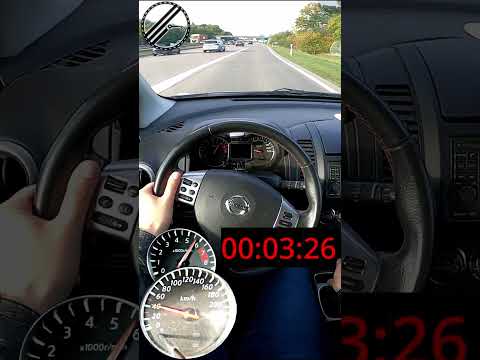 NIssan Note 1.4 88 PS E11 0-100 kmh Acceleration Test