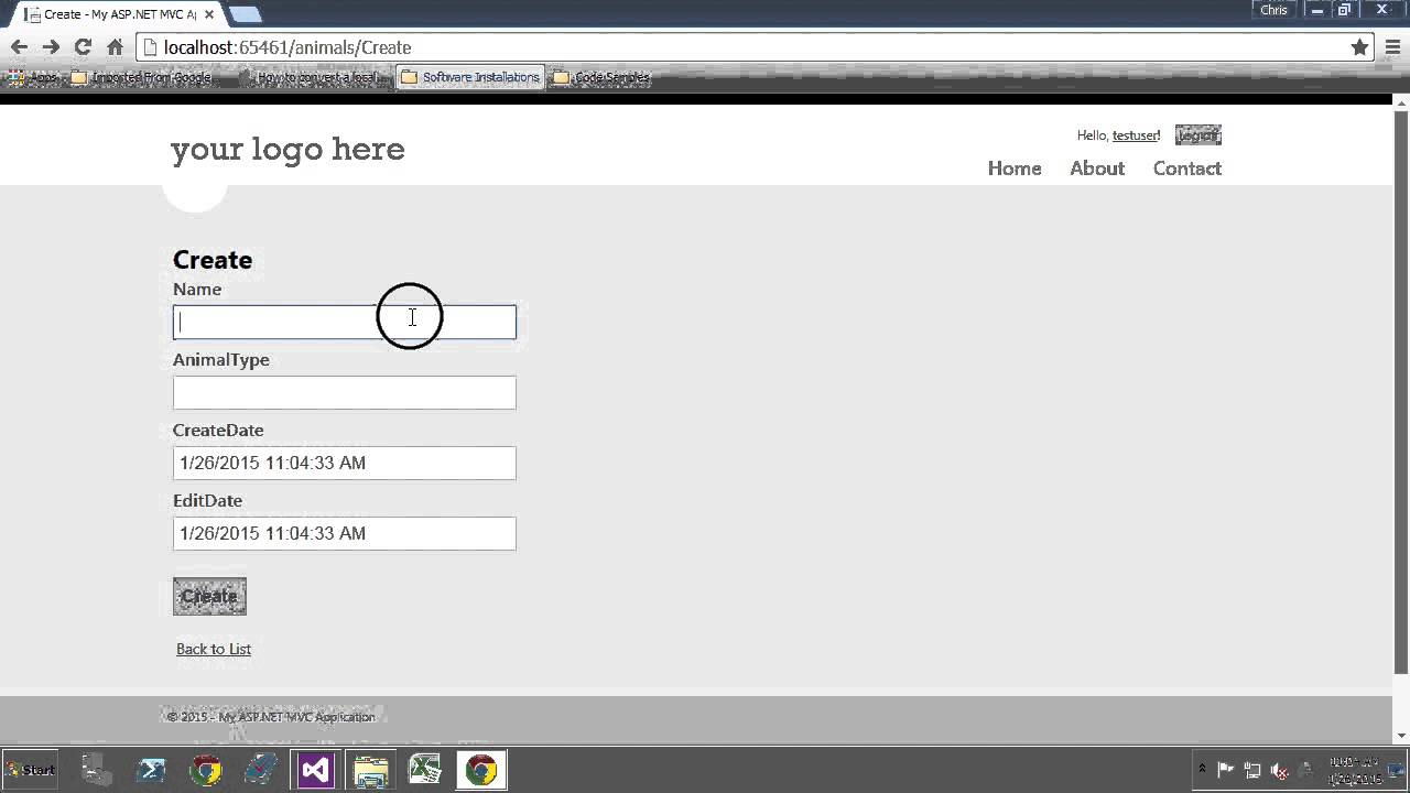 MVC Web Application Part 5 - YouTube