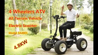 4WD Off Road Scooter 4 Wheel All Terrain Scooters 4x4 EA4801