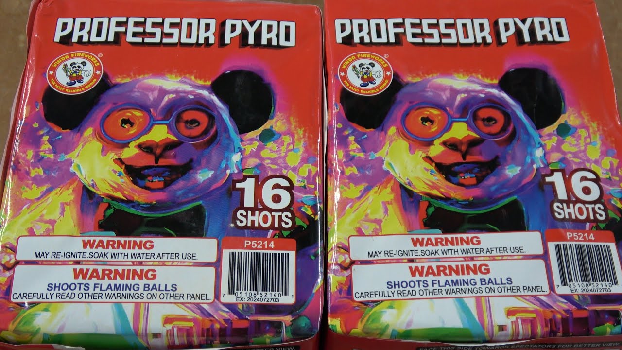Professor Pyro 16s 200g cake by Winda Fireworks