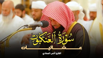تلاوة خاشعة من صلاة المغرب ما تيسر من سورة العنكبوت لفضيلة الشيخ أنس العمادي