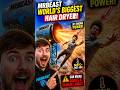 MrBeast’s Biggest Hair Dryer Experiment 😱
