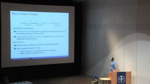 OWASP AppSec 2010: (New) Object Capabilities and Isolation of Untrusted Web Applications 1/3