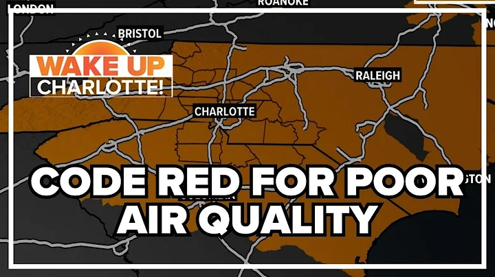 Code Red Air Quality Alert due to wildfire smoke: #WakeUpCLT To Go
