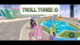 TROLLING AS A UWU CAT IN GACHA ONLINE-