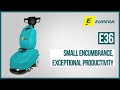 Walkbehind scrubberdryer  professional  compact  eureka e36 micro floor scrubber