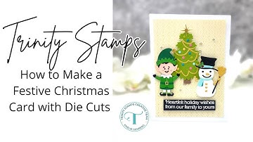 How to Make a Festive Christmas Card with Die Cuts | Cardmaking Inspiration