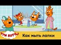 Три кота | Серия 161 | Как мыть лапки | Мультфильмы для детей 2020