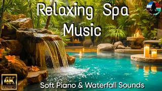 Relaxing Spa Music 4K 🌿 Soft Piano & Waterfall Sounds for Deep Sleep, Meditation & Stress Relief screenshot 2