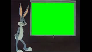 Bugs Bunny opens a movie (Green Screen)