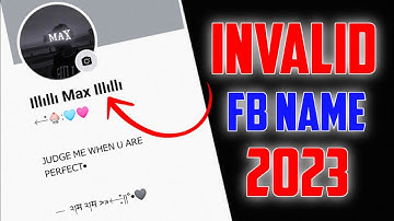 Facebook Invalid name account | Facebook account name change problem