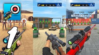Sniper Range Gun Champions Gameplay Walkthrough #1 (Android, IOS) screenshot 4