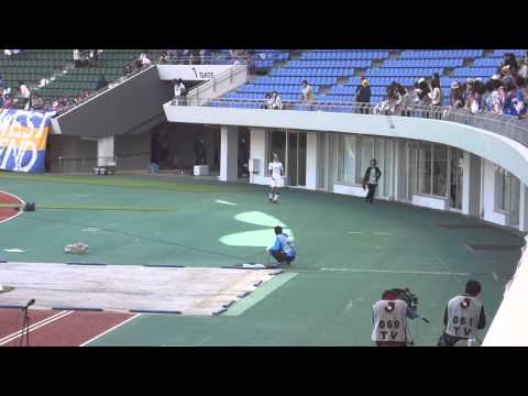 20150426 ぐっさん長崎サポにごあいさつ