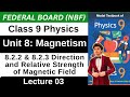 Chapter 8 Magnetism | Direction &amp; Relative Strength of Magnetic Field | Class 9 Physics Federal 2025