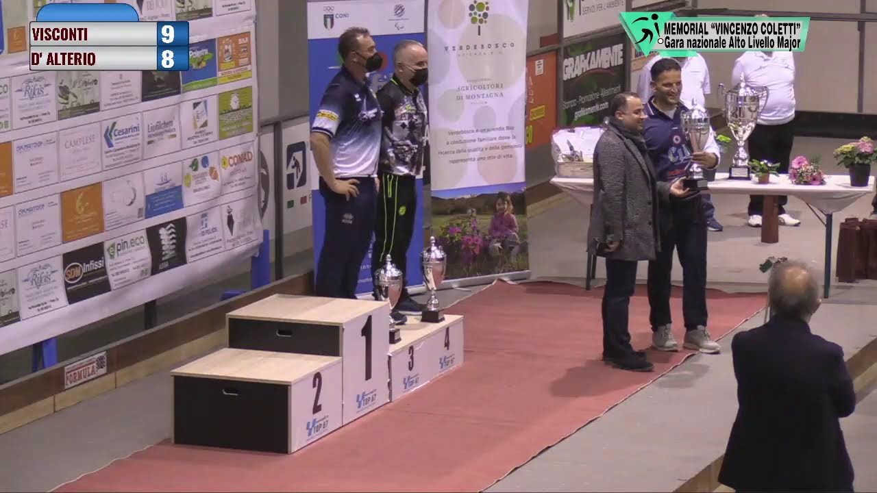 BOCCE: MEMORIAL VINCENZO  COLETTI