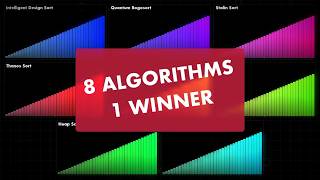 Full 8 sorting algorithms, same data: who's fastest Guide