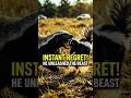 The Biggest Mistake: Skunk Attacks the Wrong Beast!#usa #viral #viralvideo #shorts #usashorts