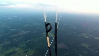 Sunset high pull! Im green canopy with Black A under it