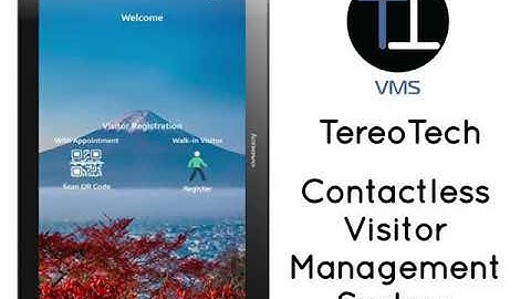 Tereo Contactless Visitor Management Solution with Visitor Web Check-in, and Meeting Room Management