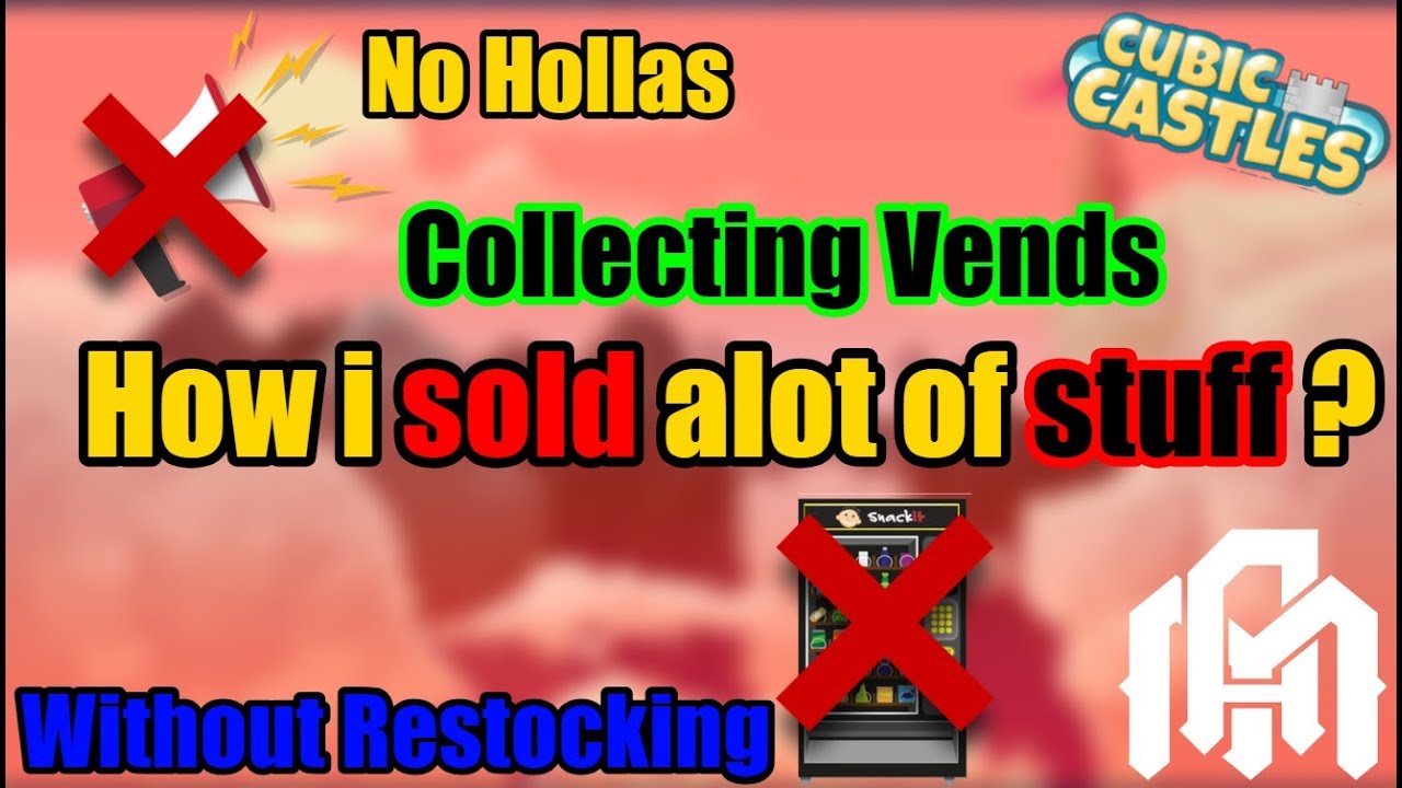 Making Cubits Without Hollas or Restocking My Shop *Cubic Castles*