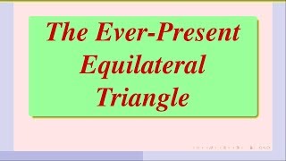 Every triangle contains an equilateral triangle