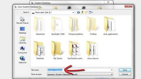 Exporting and Sharing the Student Database in DataLink Connect