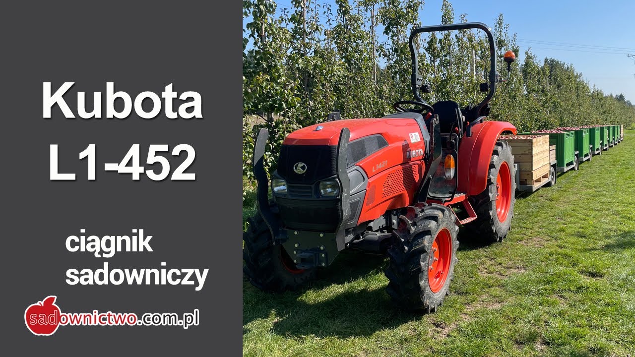Kubota(y) przy zbiorach jabłek ? Ewolucja z L1421 na L1-452