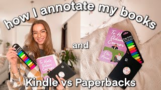 how I annotate my books ! (super simple & aesthetic) (routine
