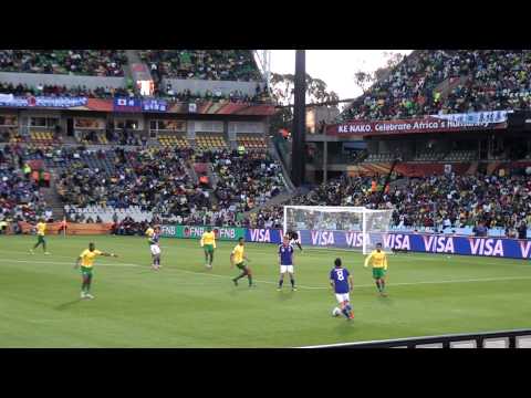 【2010 FIFA WORLD CUP 南アフリカ】日本対カメルーン 本田と松井