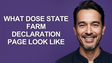 What Dose State Farm Declaration Page Look Like - KevinHowTo
