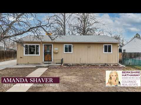 7810 Xavier St, Westminster, CO home video tour