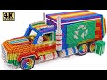 DIY - How To Make Trash Truck Car From Magnetic Balls (Satisfying & Relax) | Magnet World Series