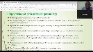 General Procurement Principle and Rules