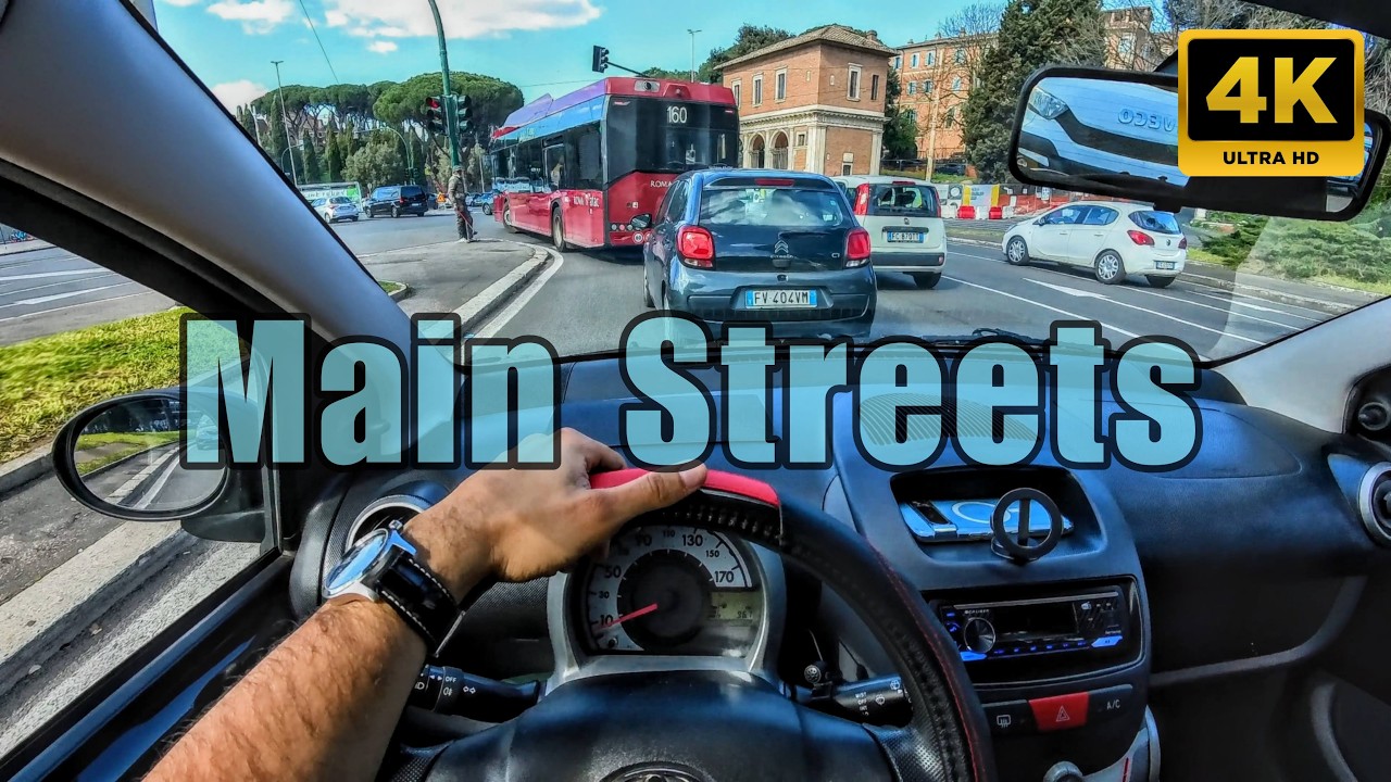 Rome Drive - Is Your Patience Ready? | 4K POV ASMR