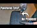 Flat Tyre? Fix It Yourself Easily - Step By Step Guided Demo - SIMPLE DIY