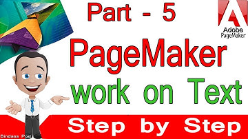Adobe Pagemaker 7.0 Tutorial Part - 5