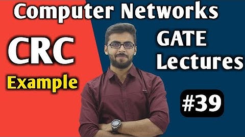 Cyclic Redundancy Check Example Computer Networks Lectures | Computer Networks GATE