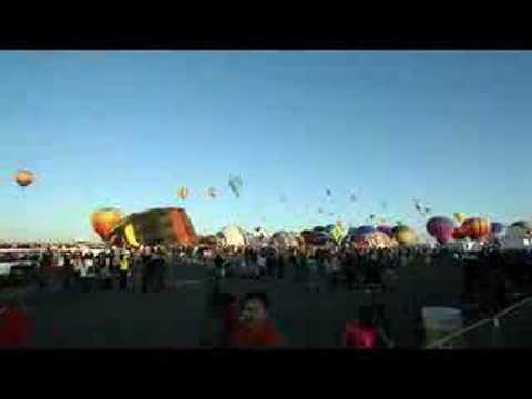 Time-Lapse 2007 Albuquerque International Balloon ...