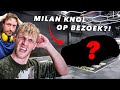 Milan knol samen met zijn broertje hij brengt zijn eigen auto niet mee