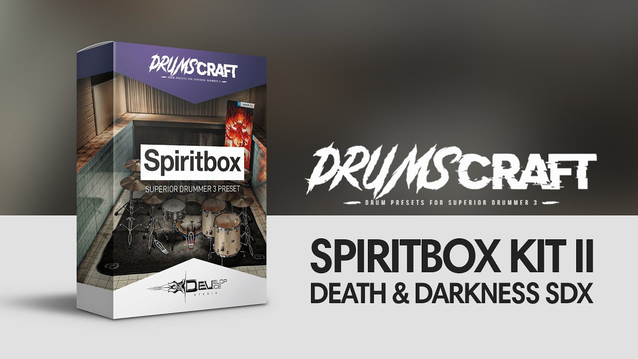 Superior Drummer 3 Preset Bundle for Death & Darkness SDX - 25 Presets