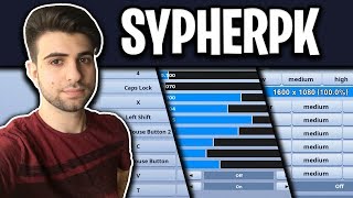 SypherPK's Fortnite Settings, Keybinds and Resolution (2019)