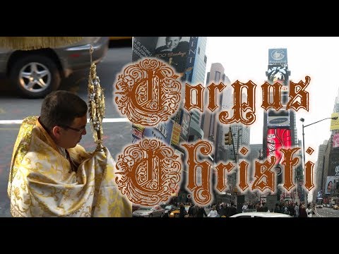Corpus Christi Procession in Manhattan, New York City