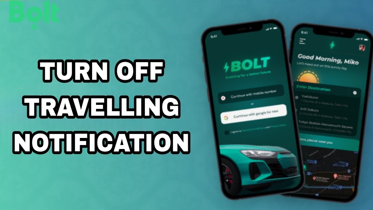 Off Route Notification How To Turn Off And Disable Travelling Notification On Bolt App - YouTube